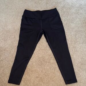 Mondetta Dark Gray Herringbone Leggings